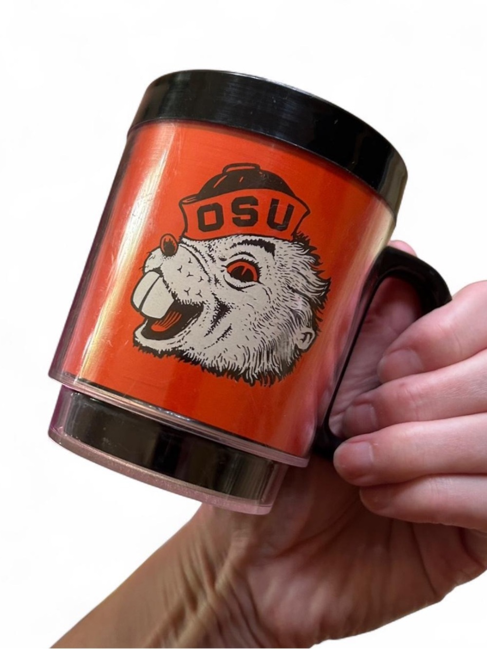 OSU Vintage Beavers Orange and Black Collectors Mug
